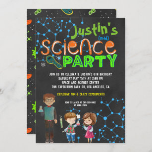 Invitations Faire Part Cartes Scientifique Fou Zazzle Fr