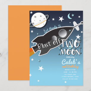 Invitation Fête d'anniversaire de l'explosion de Rockship Spa