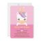 Fête d'anniversaire de licorne de bébé mignon pour