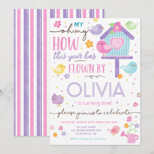 Invitation Fête d'anniversaire de Little Bird
