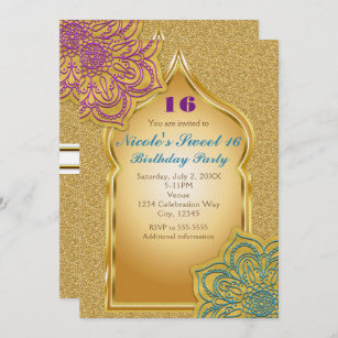 Invitations Faire Part Marocain Zazzle