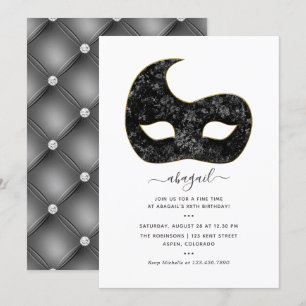 Invitation Fête d'anniversaire de Mardi Gras