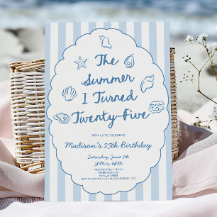 Invitation Fête d'anniversaire de mes 25 ans