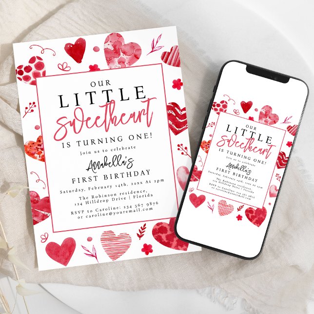 Invitation Fête d'anniversaire de nos petits chéris (Créateur téléchargé)
