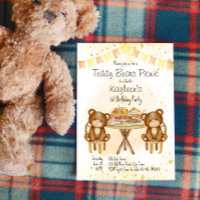 fête d'anniversaire de pique-nique nounours