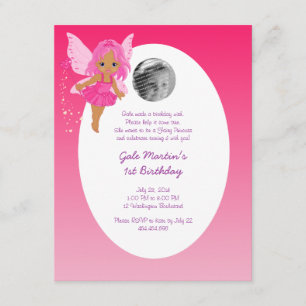 Invitation Fête d'anniversaire de princesse Girl's féerique