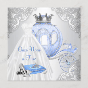 Invitation Fête d'anniversaire de princesse Il était une fois