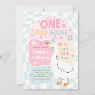 Invitation Fête d'anniversaire de printemps pour la 1re année