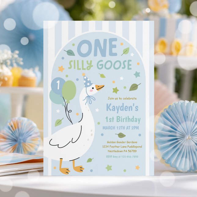 Invitation Fête d'anniversaire de printemps pour le 1er anniv (Créateur téléchargé)