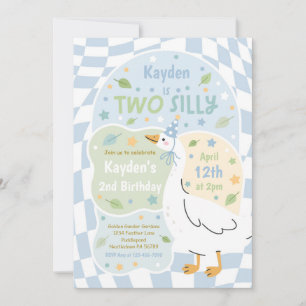 Invitation Fête d'anniversaire de printemps pour les 2 ans de