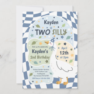 Invitation Fête d'anniversaire de printemps pour les 2 ans de