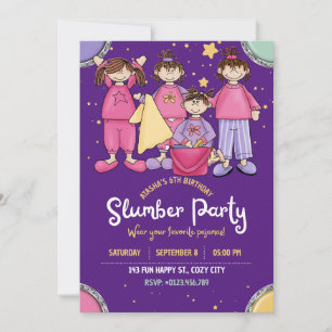 Invitation Fête d'anniversaire de Stwood avec des amis