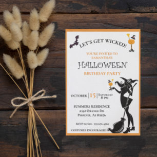 Invitation Fête d'anniversaire de Wicked Witch