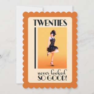 Invitation Fête d'anniversaire des 20 ans de Gatsby 