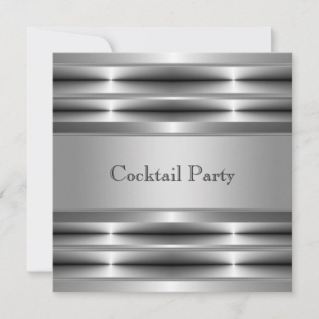 Invitation Fête d'anniversaire des 30 ans de Black Silver Man (Devant)