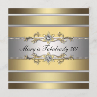 Invitation Fête d'anniversaire des 50 ans de la femme Fabulou