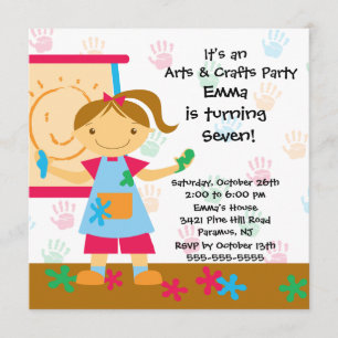 Invitation Fête d'anniversaire des arts et de l'artisanat