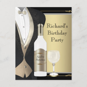 Invitation Fête d'anniversaire des Noirs et des Rouges