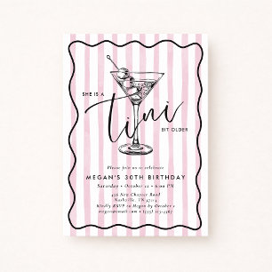 Invitation Fête d'anniversaire dessinée à la main Un peu plus