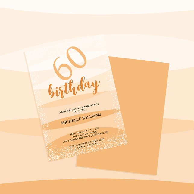 Invitation Fête d'anniversaire d'été moderne en rose (Créateur téléchargé)