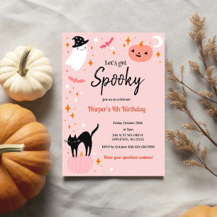 Invitation Fête d'anniversaire d'Halloween Éffrayante