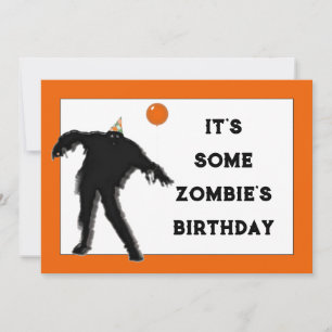 Invitation Fête d'anniversaire d'octobre