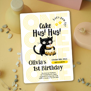 Invitation Fête d'anniversaire drôle pour le 1er anniversaire