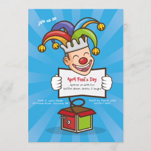 Invitation Fête d'anniversaire du 1er avril