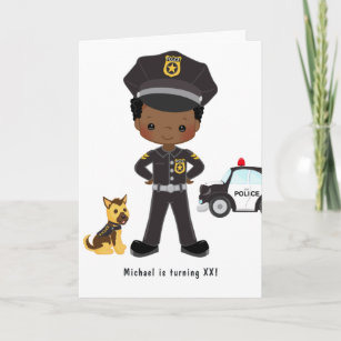 Invitations Policier Anniversaires Zazzle Fr