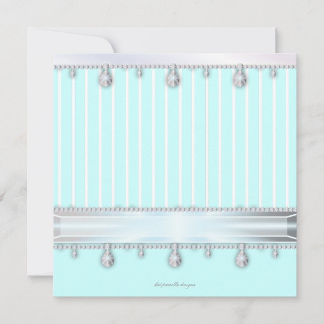 Invitation Fête d'anniversaire du bonbon 16 à étincelle de (Devant)