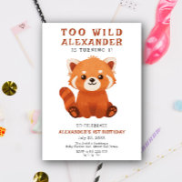 Fête d'anniversaire du Panda roux 1 an