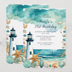Invitation Fête d'anniversaire du phare nautique