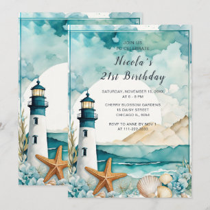 Invitation Fête d'anniversaire du phare nautique