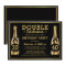 Fête d'anniversaire élégante Champagne doré Double