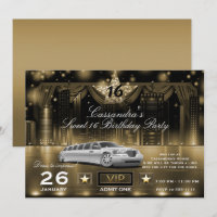 Fête d'anniversaire en limousine avec lumières noc