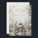 Invitation Fête d'anniversaire Enchanted Forest Kid<br><div class="desc">Une invitation magique d'anniversaire à thème de forêt enchantée pour une petite fille ou garçon fête d'anniversaire, avec un cadre enchanté de forêt dans les bois avec une souris de bois magique, des fleurs et des arbres. Disponible en version imprimée, en téléchargement numérique à envoyer sur votre téléphone, ou les...</div>
