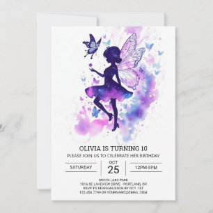 Invitation Fête d'anniversaire envoûtante pour les enfants