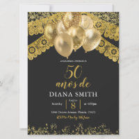 Fête d'anniversaire espagnole mexicaine noire et o