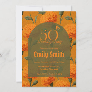 Invitation Fête d'anniversaire Fantastique de l'Oeillet Inspi