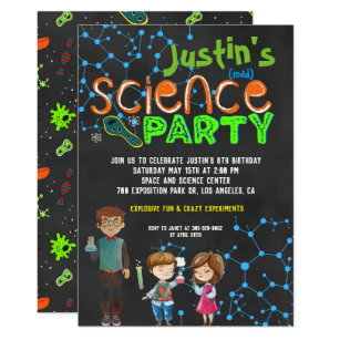 Invitations Faire Part Scientifique Zazzle Fr