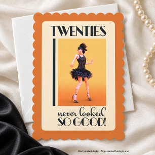 Invitation Fête d'anniversaire Gatsby 20 ans