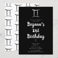 Fête d'anniversaire GEMINI Zodiaque Astrologie Mai