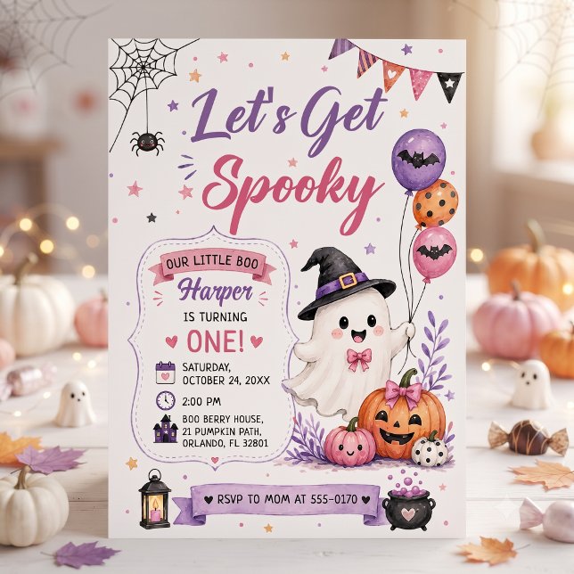 Invitation Fête d'anniversaire Halloween épouvantable (Créateur téléchargé)