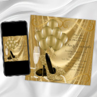 Fête d'anniversaire Hollywood Glamour Gold
