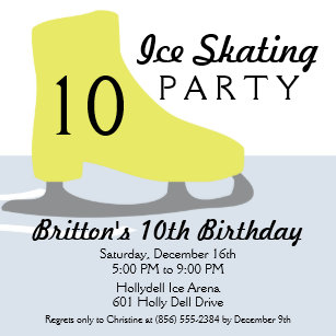 Invitations De Patinage De Glace Anniversaires Zazzle Fr Invitations De Patinage De Glace Anniversaires Zazzle Fr