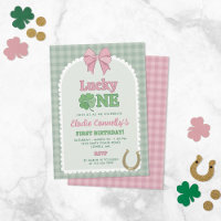 Fête d'anniversaire Lucky One avec un fer à cheval