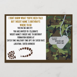 Invitations Faire Part Cartes D Anniversaire L Armee Air Zazzle Fr