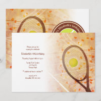 fête d'anniversaire minuscule coeur tennis