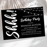 Fête d'anniversaire moderne surprise