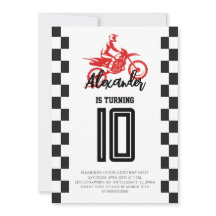 Fête d'anniversaire moto cross
